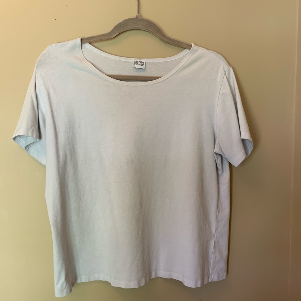 Eileen Fisher White T-Shirt